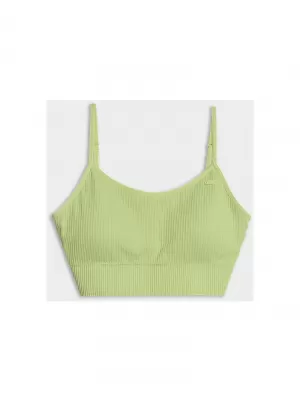 Dámská podprsenka 4F 4FWSS25USBAF151 LIGHT GREEN