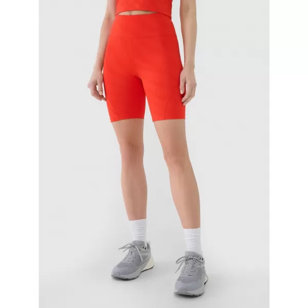  Dámské krátké legíny 4F 4FWSS25TFSTF016 RED 