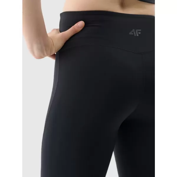  Dámské legíny 4F 4FWSS25TFTIF323 DEEP BLACK 