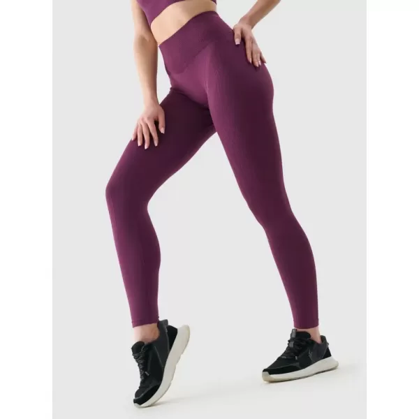  Dámské legíny 4F 4FWSS25TFTIF347 DARK VIOLET 