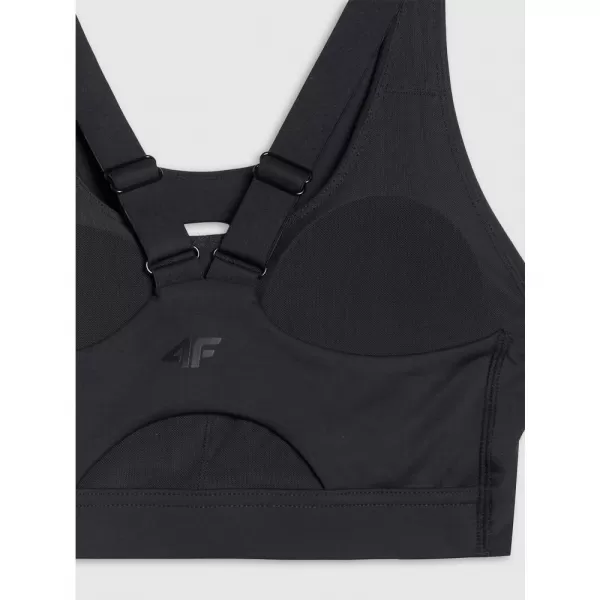  Dámská podprsenka 4F 4FWSS25USBAF150 DEEP BLACK 