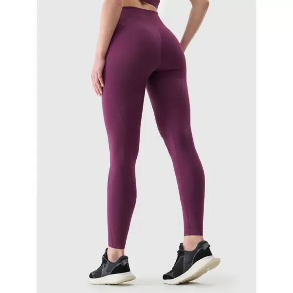  Dámské legíny 4F 4FWSS25TFTIF347 DARK VIOLET 