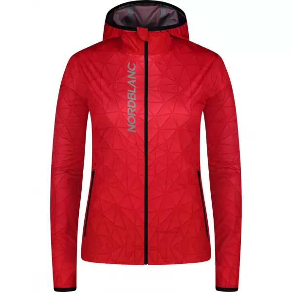  Dámská lehká softshellová bunda NORDBLANC PURESNOW NBWSL8103 ČERVENÁ 