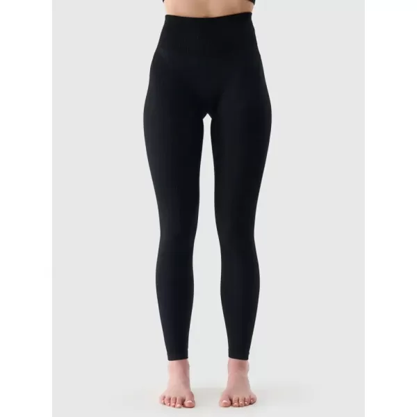  Dámské legíny 4F 4FWSS25TFTIF347 DEEP BLACK 