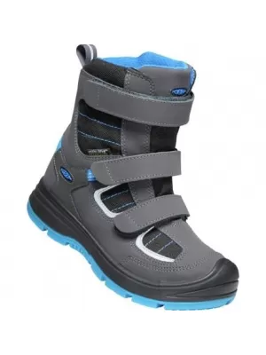 Dětské boty KEEN REDWOOD WINTER WP RAVEN/MAGNET