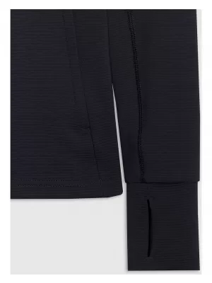 Dámská funkční mikina 4F 4FWSS25TFSWF466 DEEP BLACK