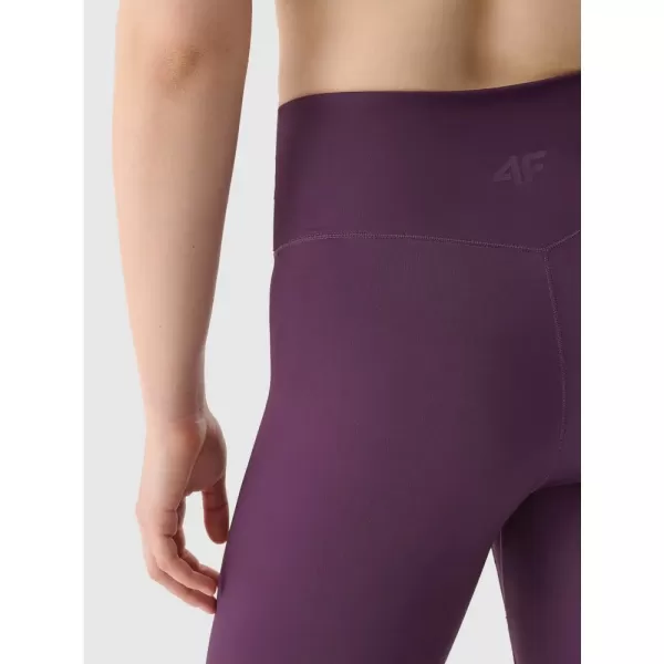  Dámské legíny 4F 4FWSS25TFTIF324 DARK VIOLET 
