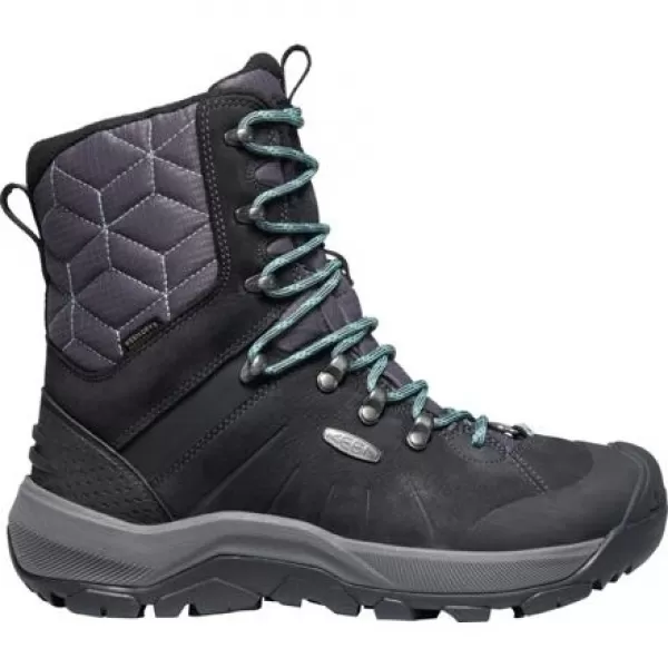  Dámské boty KEEN REVEL IV HIGH POLAR W BLACK/NORTH ATLANTIC 