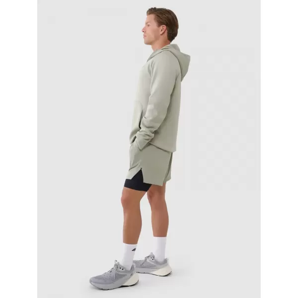  Pánské kraťasy 4F 4FWSS25TFSHM0866 OLIVE 