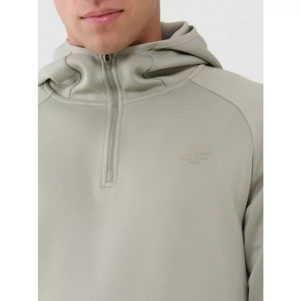  Pánská sportovní mikina 4F 4FWSS25TFSWM457 OLIVE 