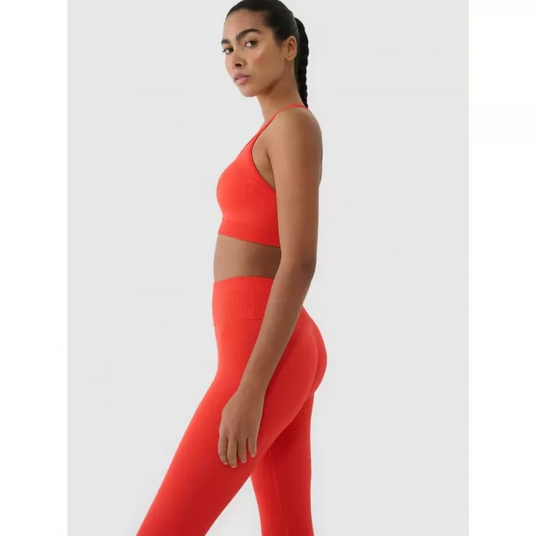  Dámské legíny 4F 4FWSS25TFTIF380 RED 