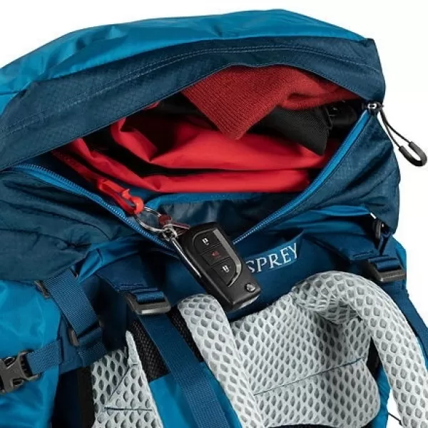  Pánský batoh OSPREY ATMOS AG LT 65 NIGHT SHIFT/SCORIA BLUE 