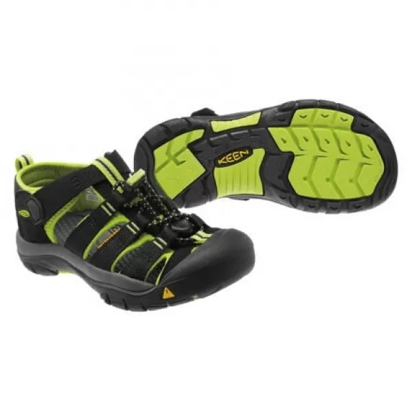  Dětské sandály KEEN NEWPORT H2 BLACK/LIME GREEN 