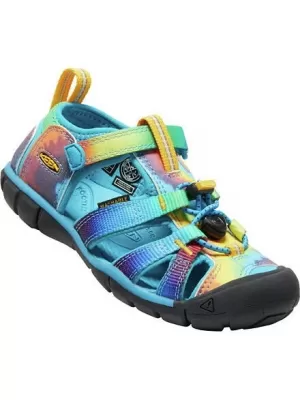 Dětské sandály KEEN SEACAMP II CNX VIVID BLUE/ORIGINAL TIE DYE