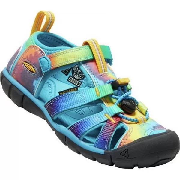  Dětské sandály KEEN SEACAMP II CNX VIVID BLUE/ORIGINAL TIE DYE 