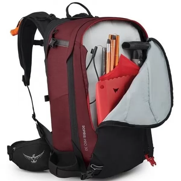  Dámský batoh OSPREY SOPRIS PRO AVY 30 II RED MOUNTAIN 