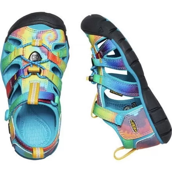  Dětské sandály KEEN SEACAMP II CNX VIVID BLUE/ORIGINAL TIE DYE 