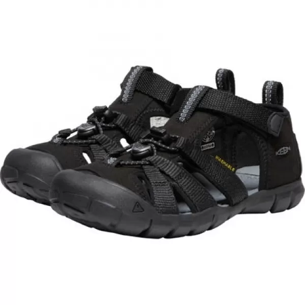  Dětské sandály KEEN SEACAMP II CNX YOUTH BLACK/GREY 