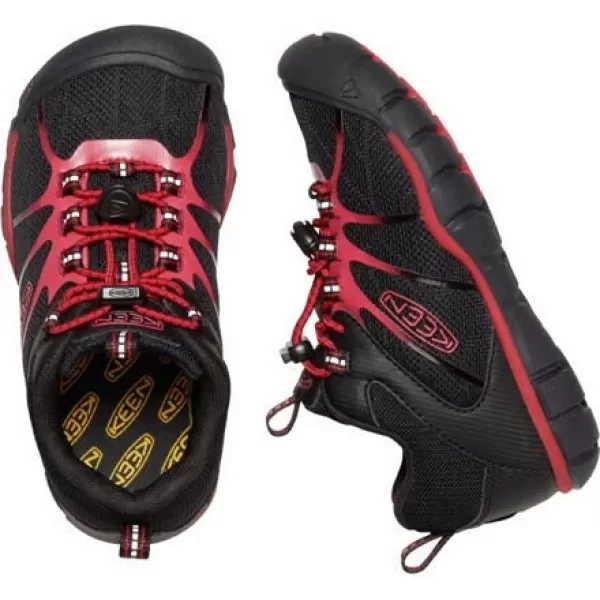  Dětské boty KEEN CHANDLER 2 CNX BLACK/RED CARPET 