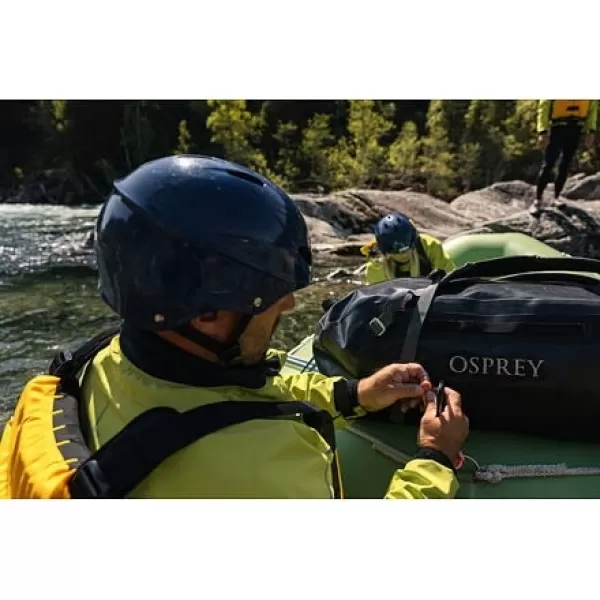  Cestovní taška OSPREY TRANSPORTER WP DUFFEL 100 TUNNEL VISION GREY 