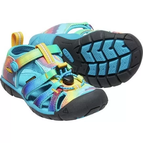  Dětské sandály KEEN SEACAMP II CNX VIVID BLUE/ORIGINAL TIE DYE 