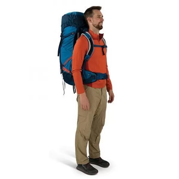  Pánský batoh OSPREY ATMOS AG LT 65 NIGHT SHIFT/SCORIA BLUE 