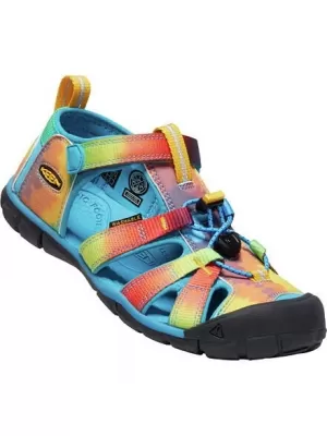 Dětské sandály KEEN SEACAMP II CNX YOUTH VIVID BLUE/ORIGINAL TIE DYE