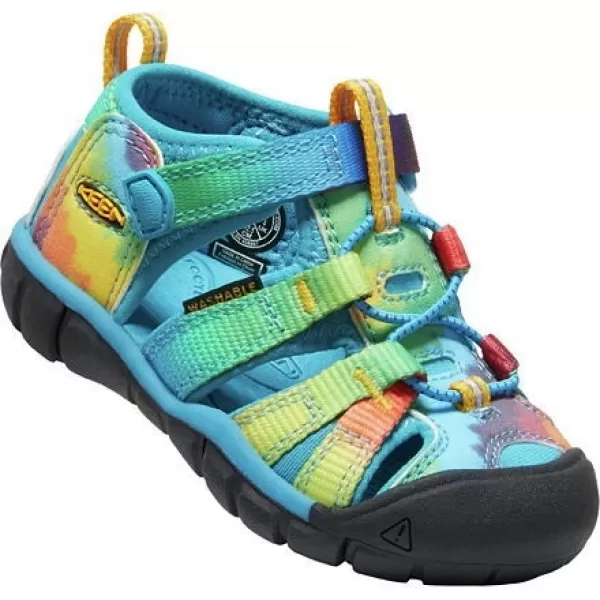  Dětské sandály KEEN SEACAMP II CNX VIVID BLUE/ORIGINAL TIE DYE 
