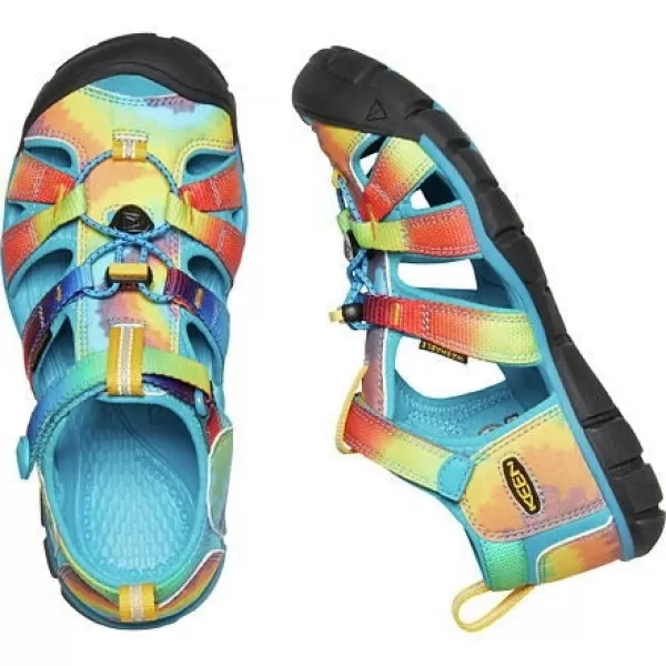  Dětské sandály KEEN SEACAMP II CNX YOUTH VIVID BLUE/ORIGINAL TIE DYE 