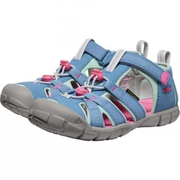  Dětské sandály KEEN SEACAMP II CNX YOUTH CORONET BLUE/HOT PINK 