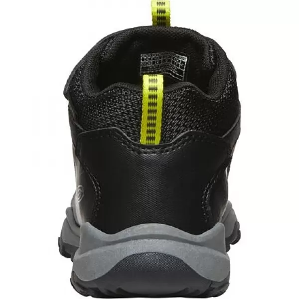  Dětské boty KEEN WANDURO MID WP BLACK/SILVER 