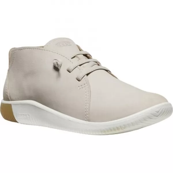  Dámské boty KEEN KNX CHUKKA W SILVER LINING/STAR WHITE 