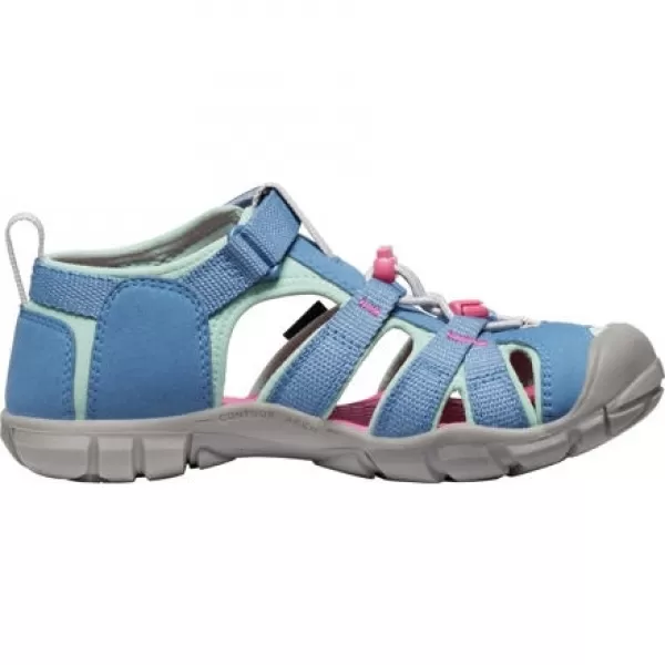  Dětské sandály KEEN SEACAMP II CNX YOUTH CORONET BLUE/HOT PINK 