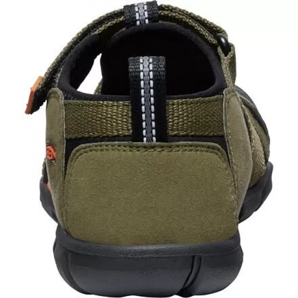  Dětské sandály KEEN SEACAMP II CNX YOUTH DARK OLIVE/GOLD FLAME 
