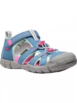 Dětské sandály KEEN SEACAMP II CNX YOUTH CORONET BLUE/HOT PINK