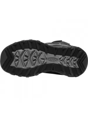 Dětské boty KEEN WANDURO MID WP BLACK/SILVER