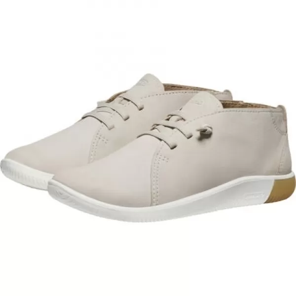  Dámské boty KEEN KNX CHUKKA W SILVER LINING/STAR WHITE 
