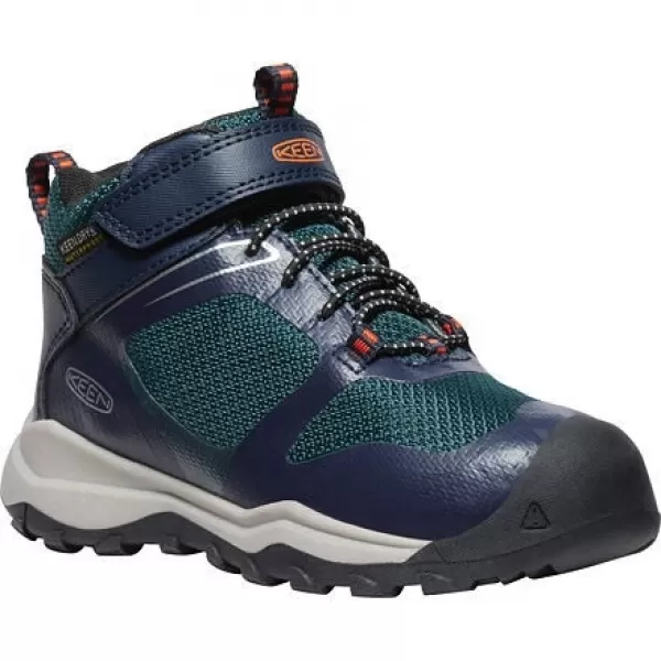  Dětské boty KEEN WANDURO MID WP SKY CAPTAIN/SEA MOSS 