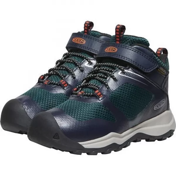  Dětské boty KEEN WANDURO MID WP SKY CAPTAIN/SEA MOSS 