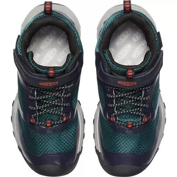  Dětské boty KEEN WANDURO MID WP SKY CAPTAIN/SEA MOSS 