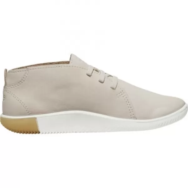  Dámské boty KEEN KNX CHUKKA W SILVER LINING/STAR WHITE 