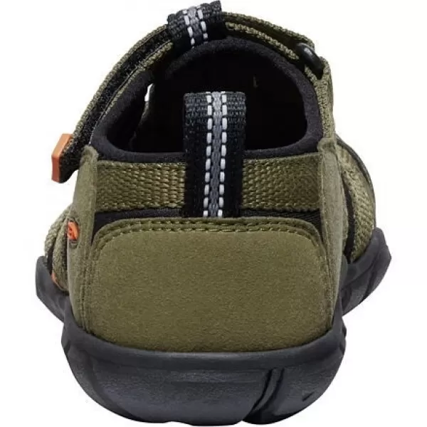  Dětské sandály KEEN SEACAMP II CNX DARK OLIVE/GOLD FLAME 