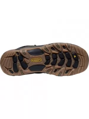 Panské boty KEEN HEADOUT MID WP BLACK OLIVE/FOSSIL ORANGE