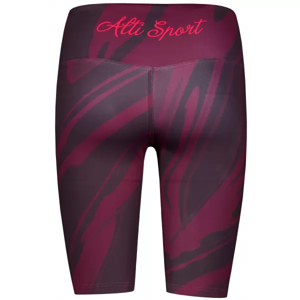  Dámské legíny nad kolena premium ALTISPORT VOJ/ALW072LEG02 WINE-RED 