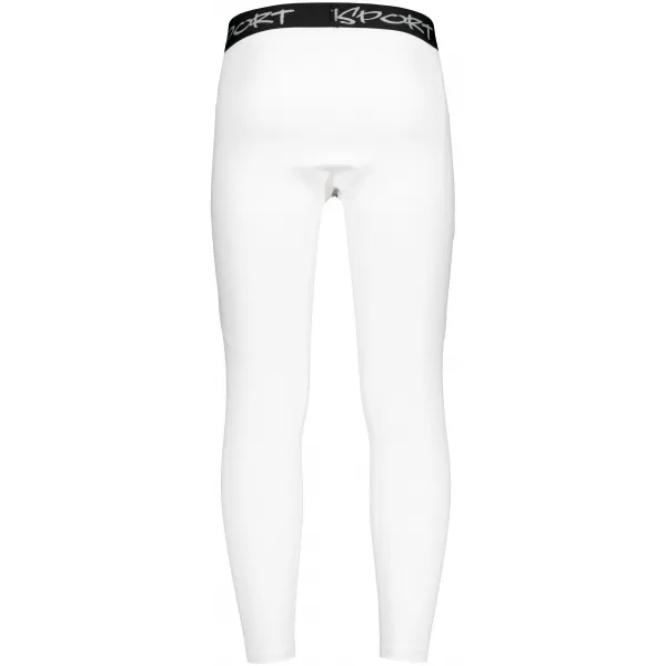  Pánské sportovní legíny dlouhé premium ALTISPORT VOJ/ALM000LEG01 BÍLÁ 