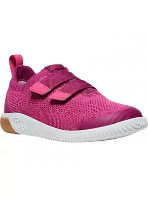 Dětské boty barefoot KEEN KNX KNIT DS BEAUJOLAIS/RASPBERRY