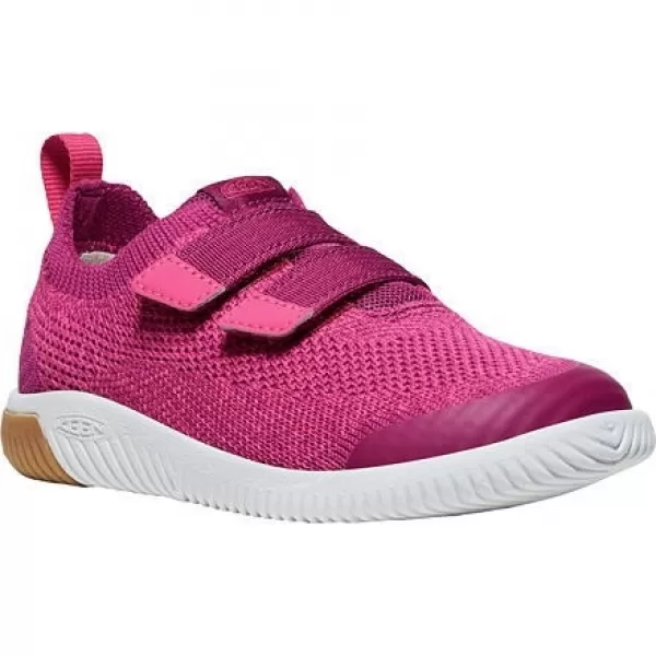  Dětské boty barefoot KEEN KNX KNIT DS BEAUJOLAIS/RASPBERRY 