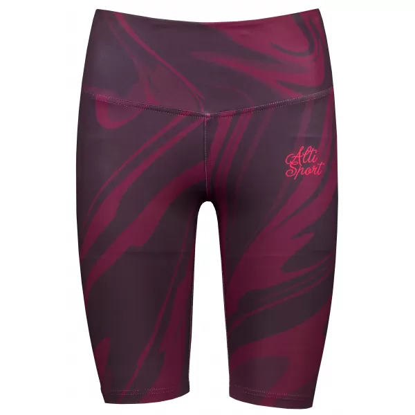  Dámské legíny nad kolena premium ALTISPORT VOJ/ALW072LEG02 WINE-RED 