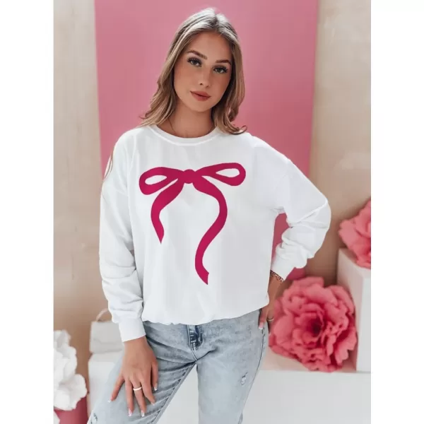  Dámská mikina oversize DSTREET SOFTTIE BÍLÁ 