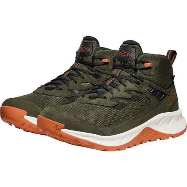  Panské boty KEEN HIGHTRAIL MID WP FOREST NIGHT/GOLD FLAME 